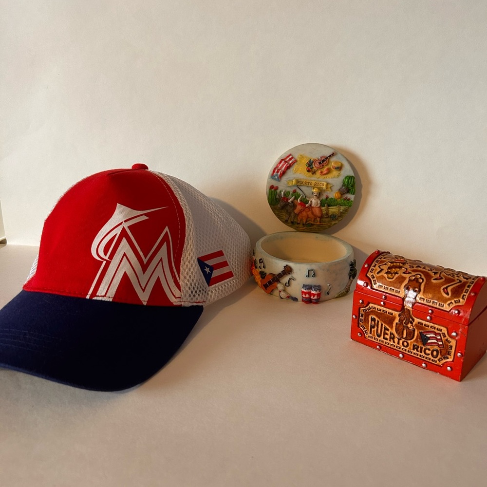 Marlins baseball cap Puertorrican Heritage Bundle